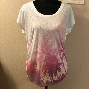 Tropical Print Lightweight Maternity T-Shirt